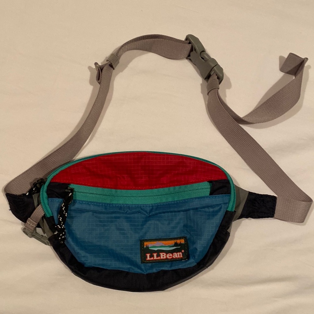 L.L.Bean Stowaway Hip Pack Crossbody Multicolor